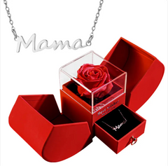 Christmas Necklace Jewelry Gift Box Set