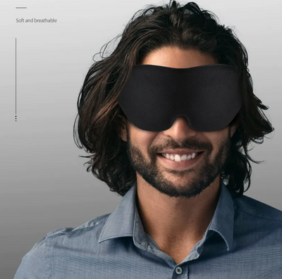 3D Black Sleep Mask