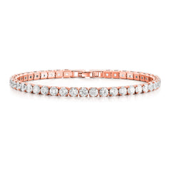 4.0mm Zircon Tennis Bracelet for Men and Women