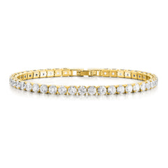 4.0mm Zircon Tennis Bracelet for Men and Women
