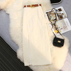Women’s A-Line Corduroy Skirt