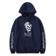 Hooded Sweatshirt with 3D Round Neck Design