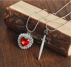 Heart-Shaped Diamond Love Necklace