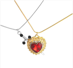 Heart-Shaped Diamond Love Necklace