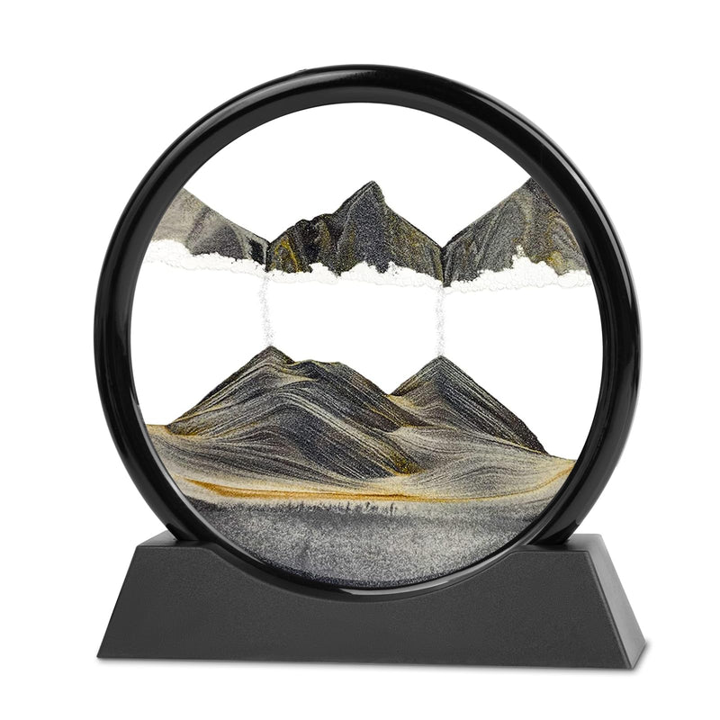 Moving Sand Art 3D Liquid Motion Deep Sea Sandscape Color Quicksand Decor