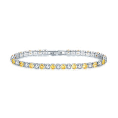 4.0mm Zircon Tennis Bracelet for Men and Women