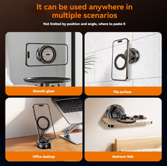Magnetic Car Phone Holder – Vacuum Adsorption Mount