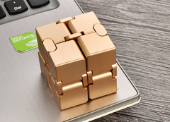 Aluminum Alloy Infinity Cube Stress Relief Toy