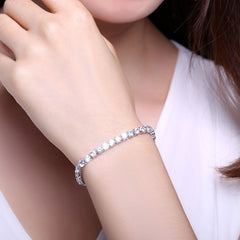 4.0mm Zircon Tennis Bracelet for Men and Women