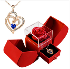 Christmas Necklace Jewelry Gift Box Set