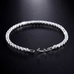 4.0mm Zircon Tennis Bracelet for Men and Women