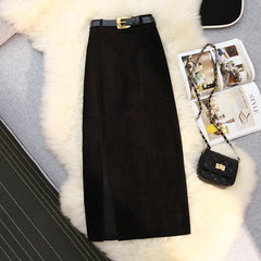 Women’s A-Line Corduroy Skirt